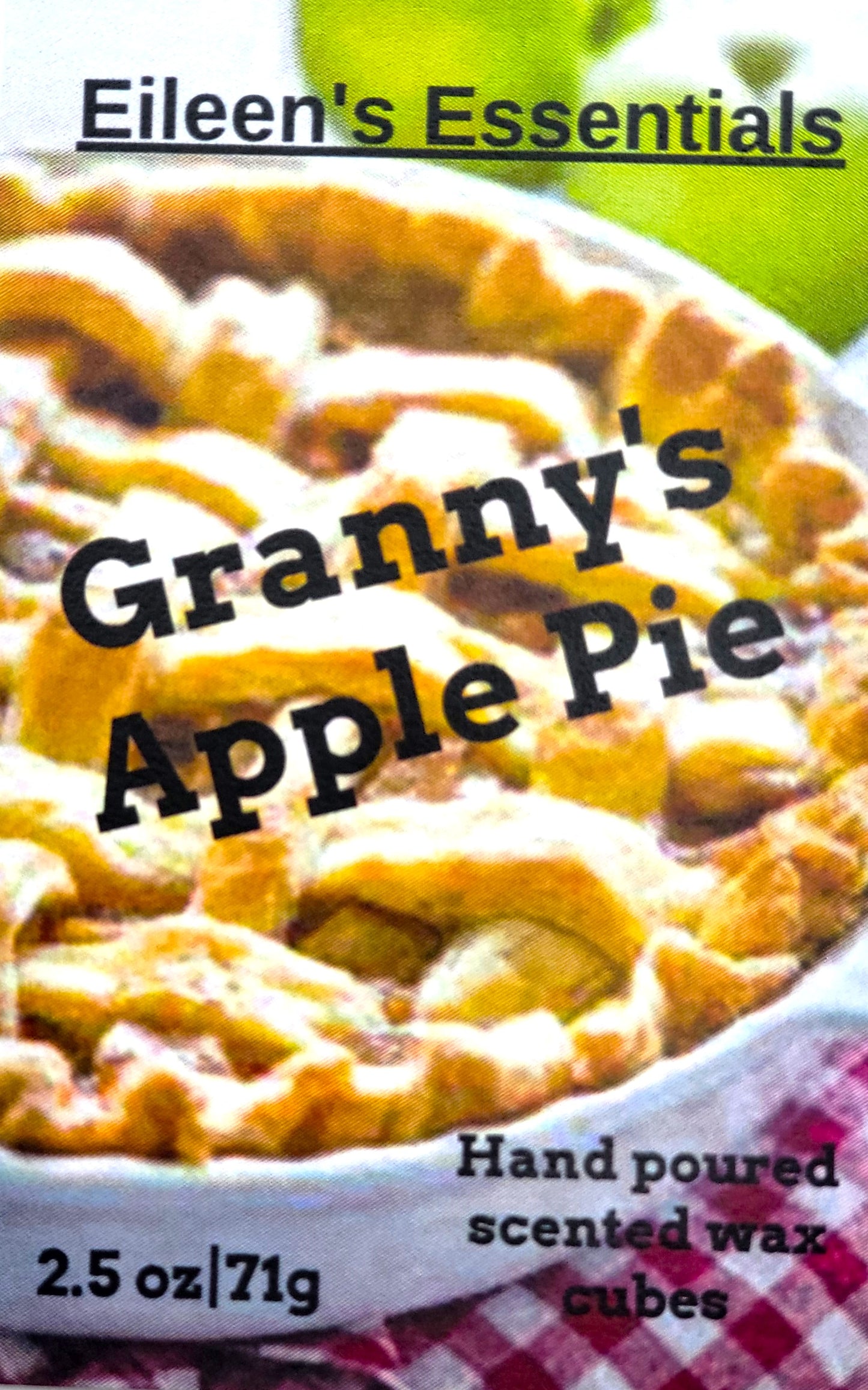 GRANNIES APPLE PIE (apples, cinnamon and spice) Wax Melts