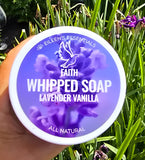 Whipped Cream Soap; FAITH (Lavender & Vanilla)