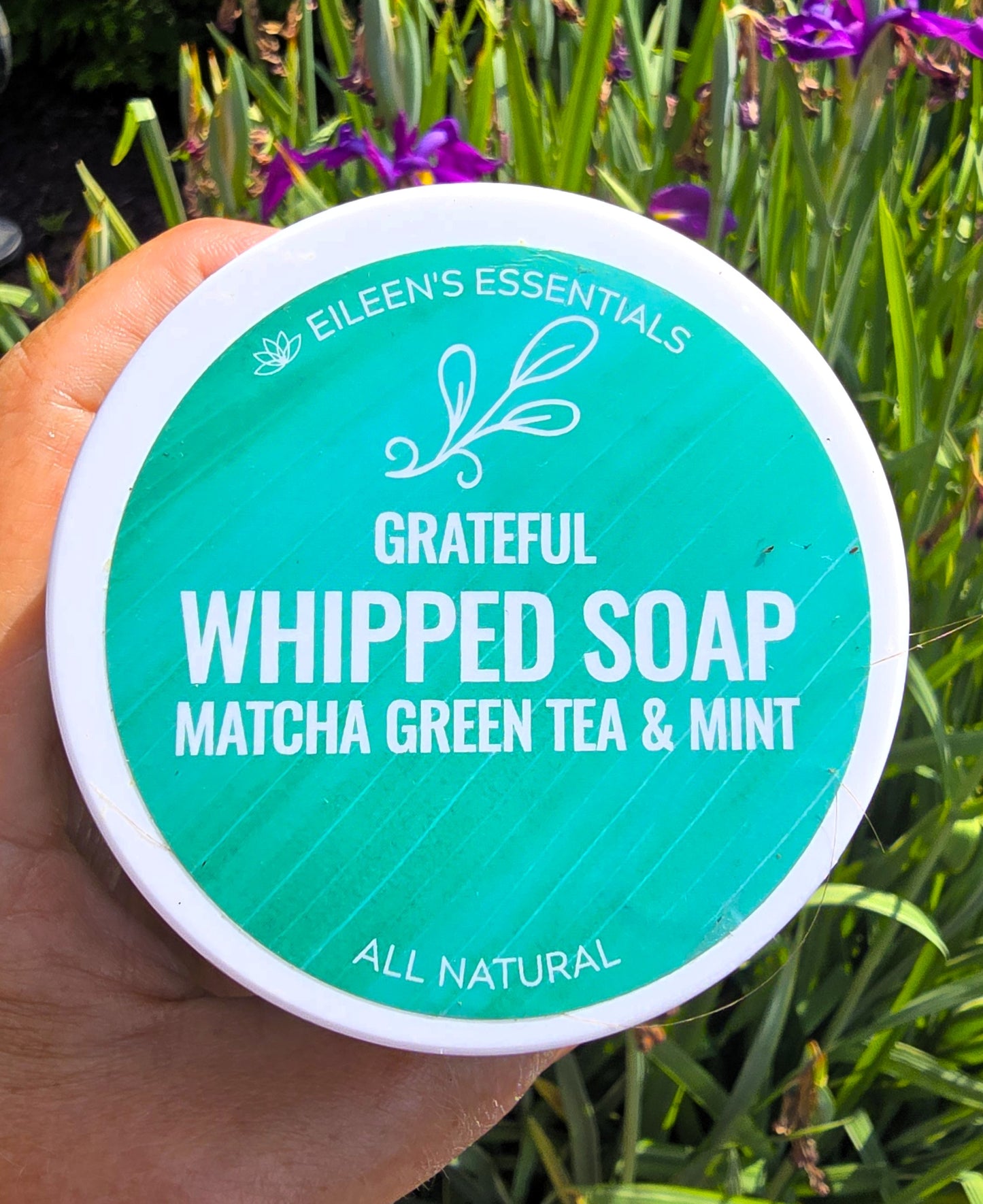 Whipped Cream Soap; GRATEFUL (Matcha Green Tea & Mint)