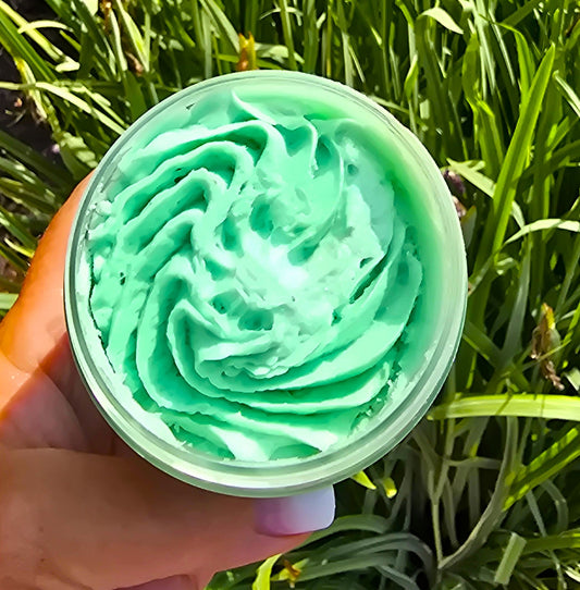 Whipped Cream Soap; GRATEFUL (Matcha Green Tea & Mint)