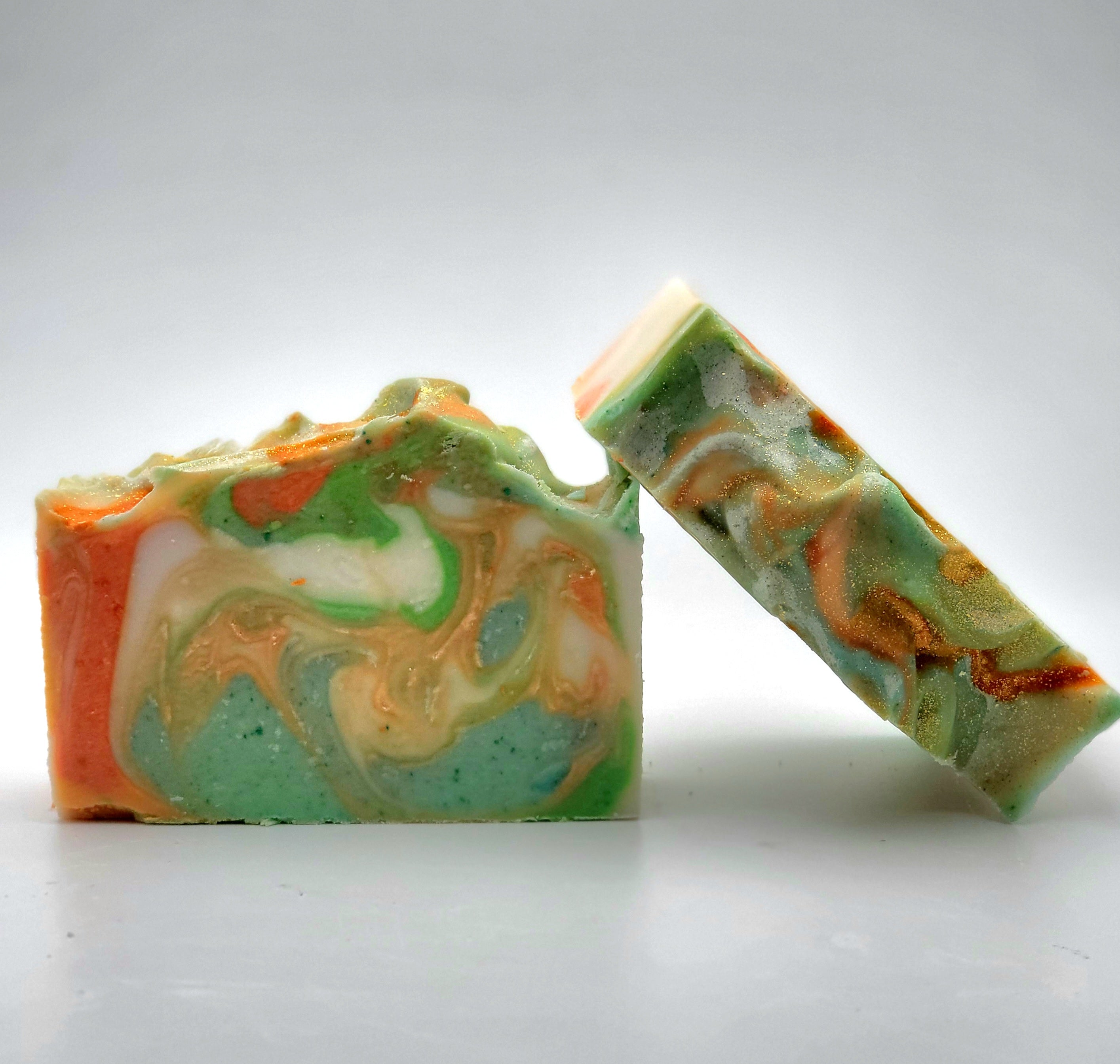 Mandarin, Lime & Matcha Artisan Soap