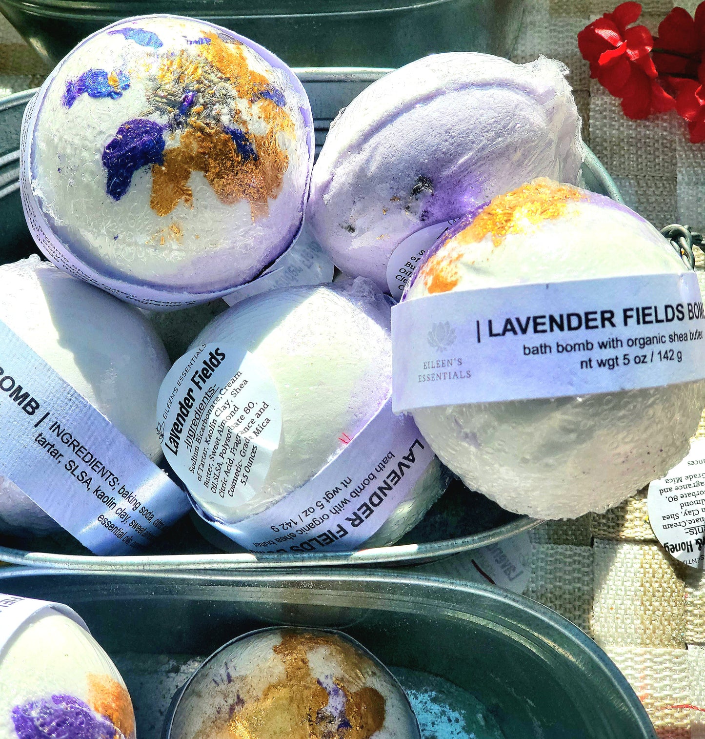 LAVENDE FIELDS Bath Bomb