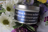 Candles; Inspirational Travel Tin Collection - Eileen's Essentials