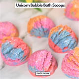 Cup of Super Bubbly Bubble-Bath Scoops (Unicorn & Mini Mermaid Droppings)