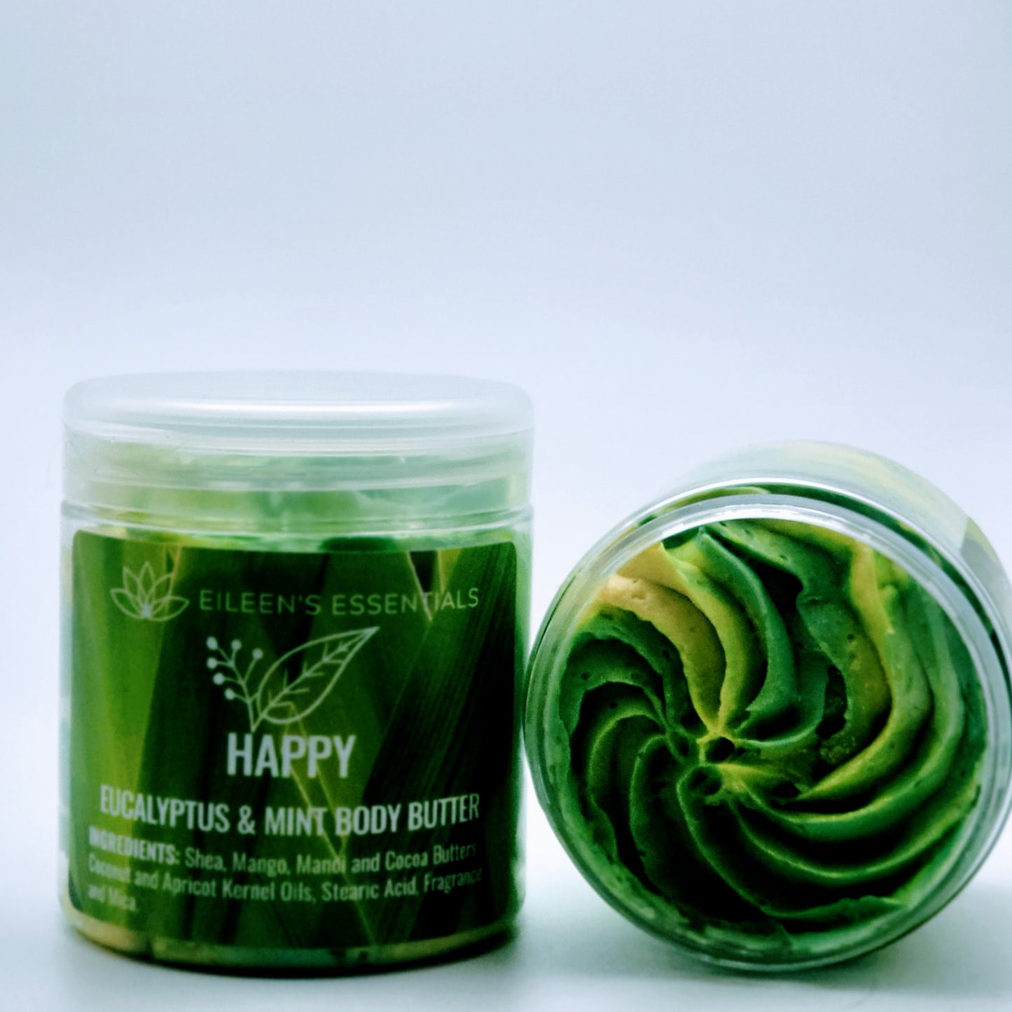 Whipped Luxury Shea Body Butter; HAPPY (Eucalyptus & Mint)