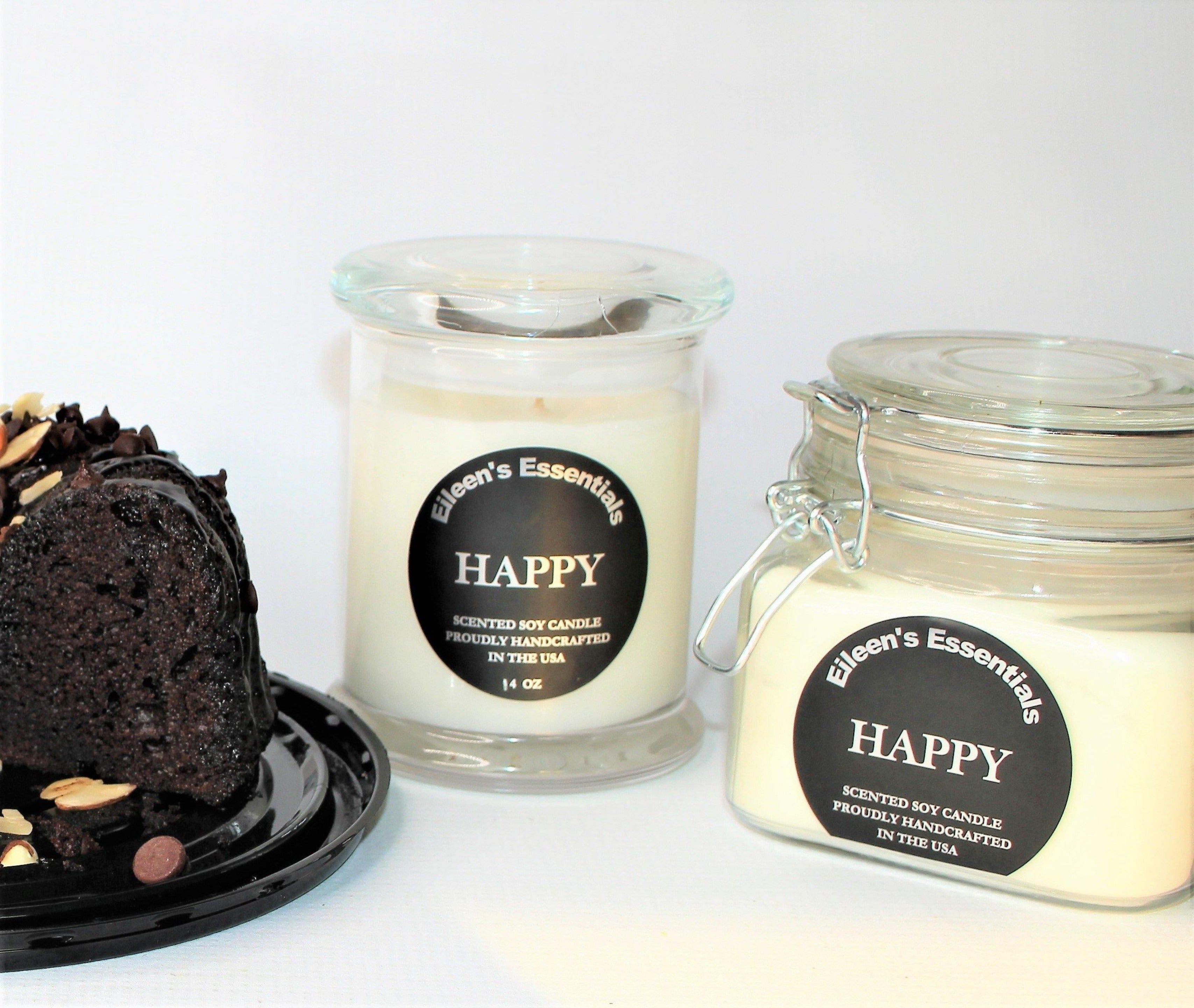 Candle Inspirational Collection; HAPPY - Eileen's Essentials