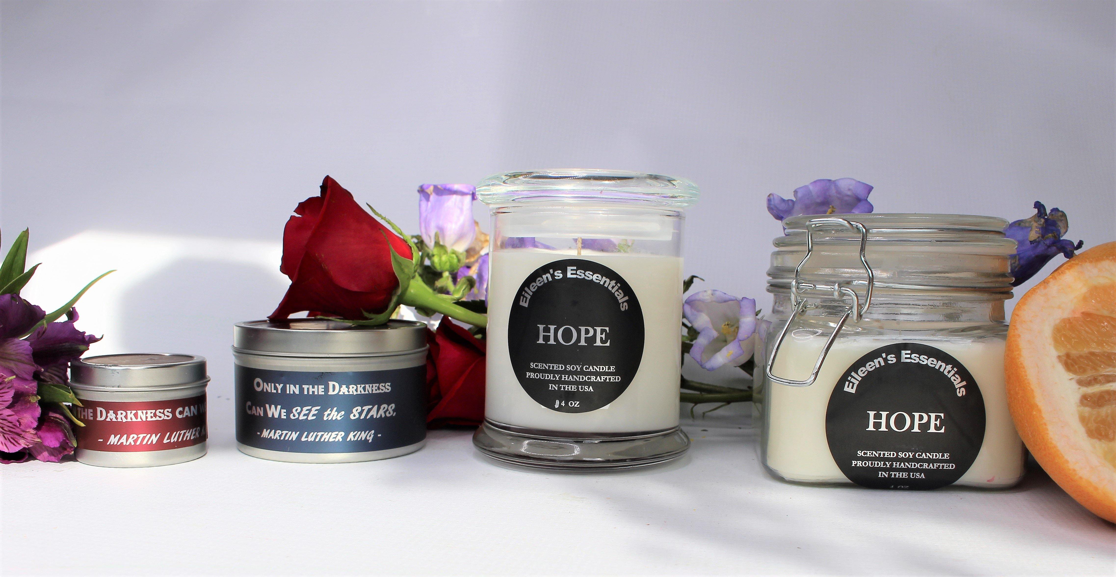 Candle Inspirational Collection; HOPE - Eileen's Essentials