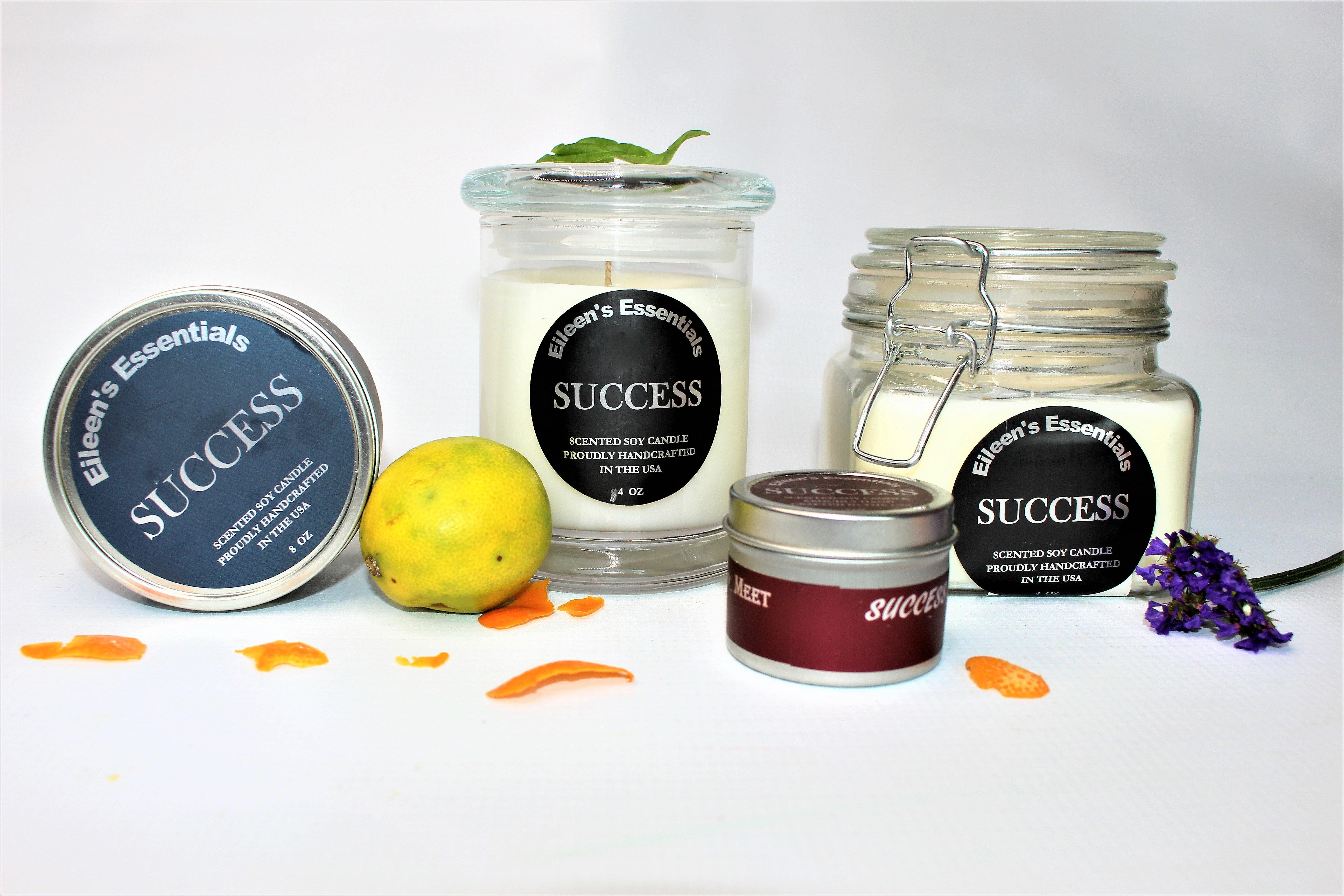 Candle Inspirational Collection; SUCCESS - Eileen's Essentials