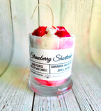 DESSERT CANDLE; Strawberry Shortcake