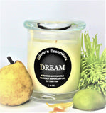Inspirational Glass Candle; DREAM