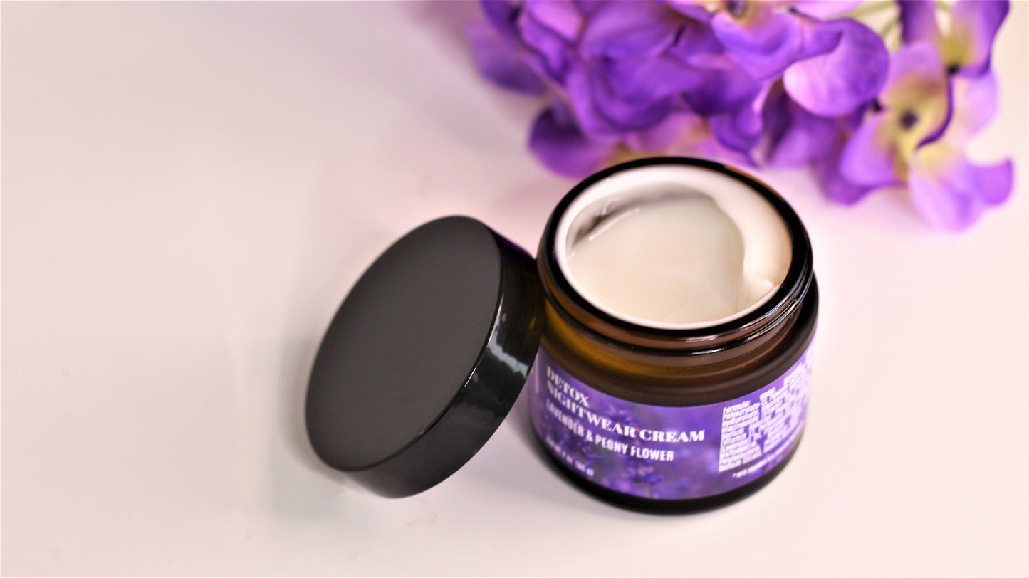 Detox Nightwear Cream  with Lavender & Peony Flower