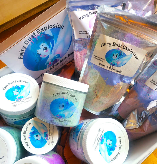 Fizzy Fairy Dust Bath Bomb Explosion
