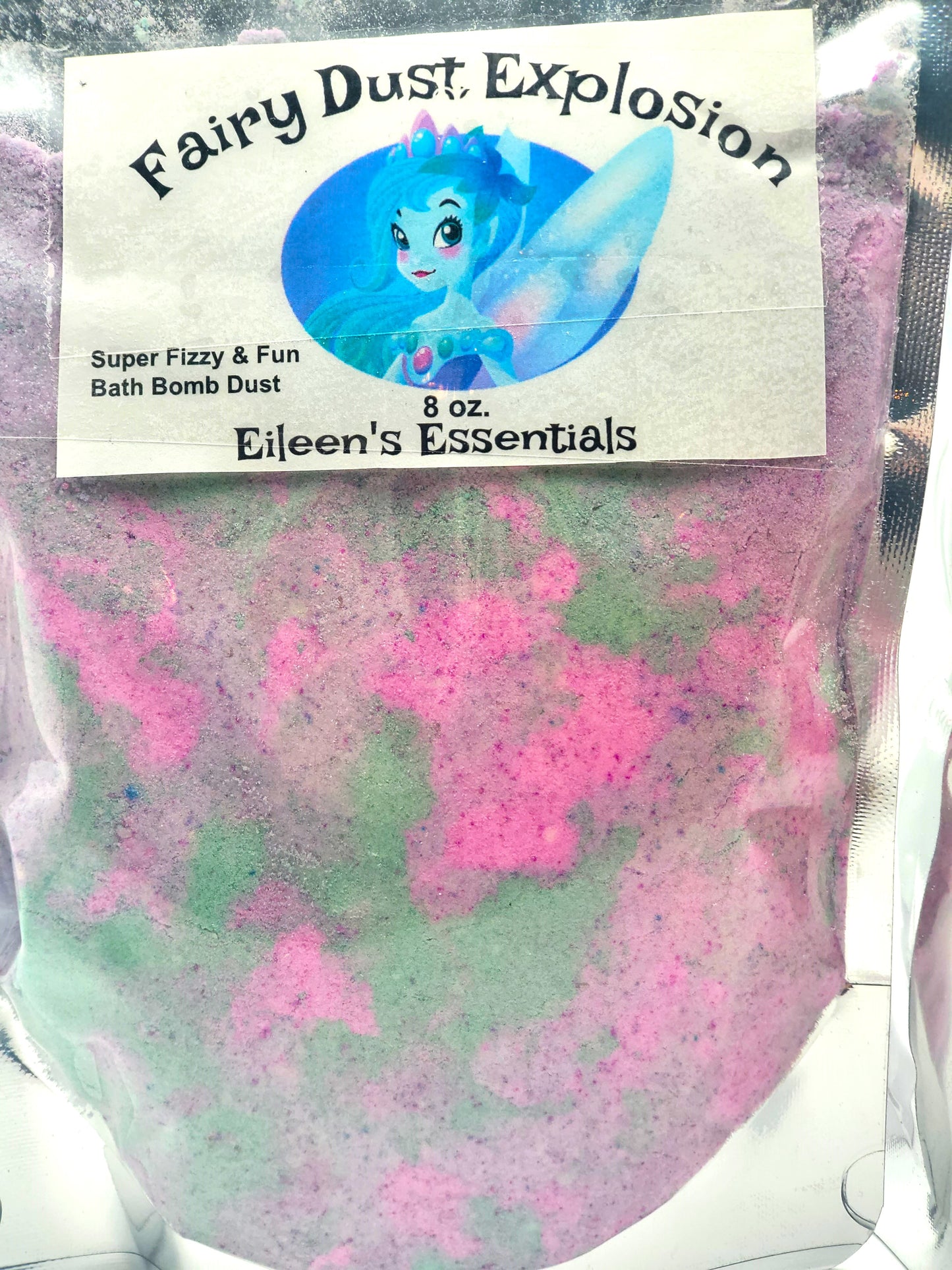 Fizzy Fairy Dust Bath Bomb Explosion