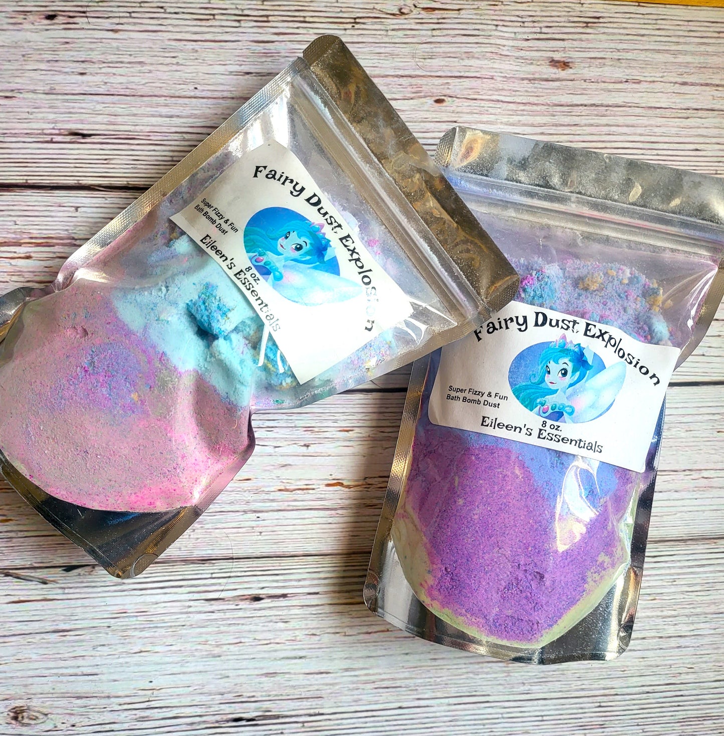 Fizzy Fairy Dust Bath Bomb Explosion