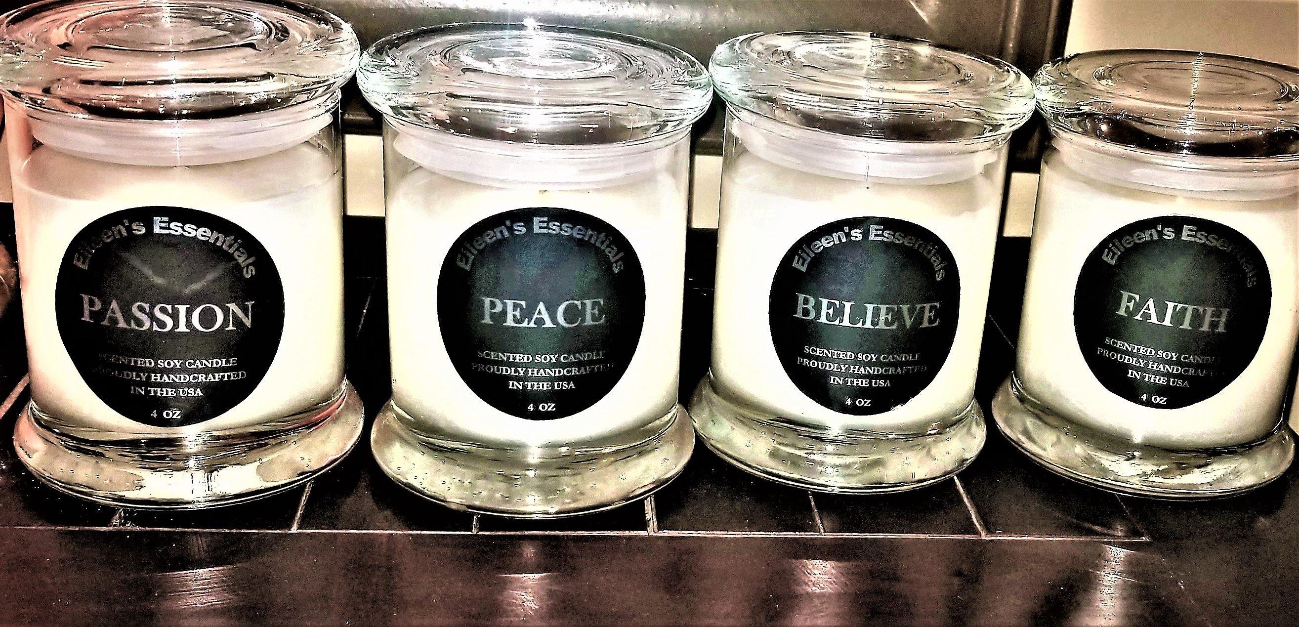 Candle Inspirational Collection; COURAGE - Eileen's Essentials