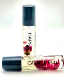 Affirmation Roll-On Perfume; GRATEFUL & HAPPY
