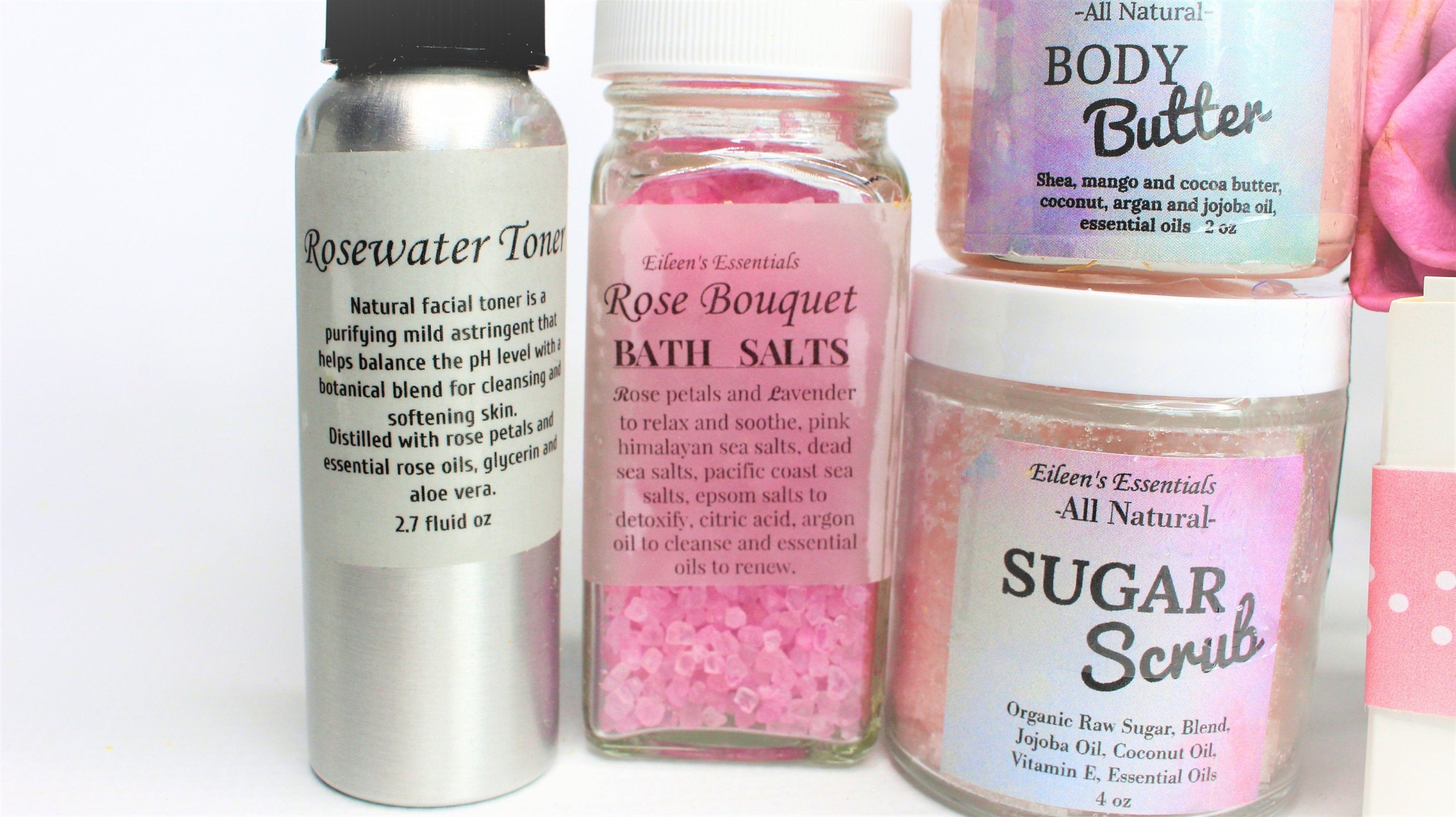 Spa Gift Set; Rose Bouquet - Eileen's Essentials