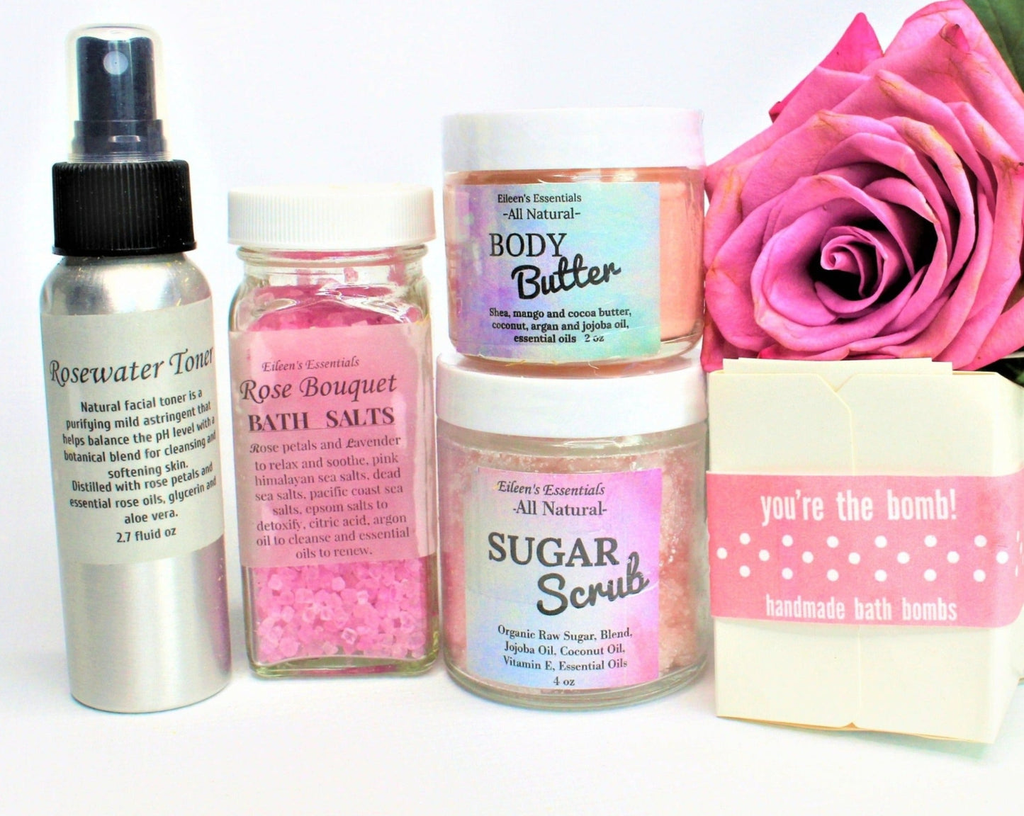 Spa Gift Set; Rose Bouquet - Eileen's Essentials