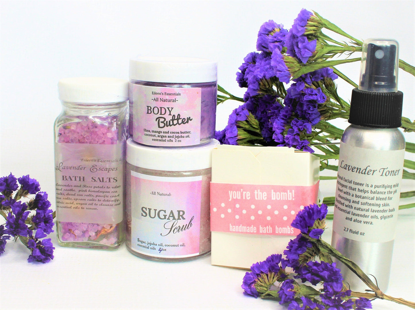 Spa Gift Set; Lavender Fields - Eileen's Essentials