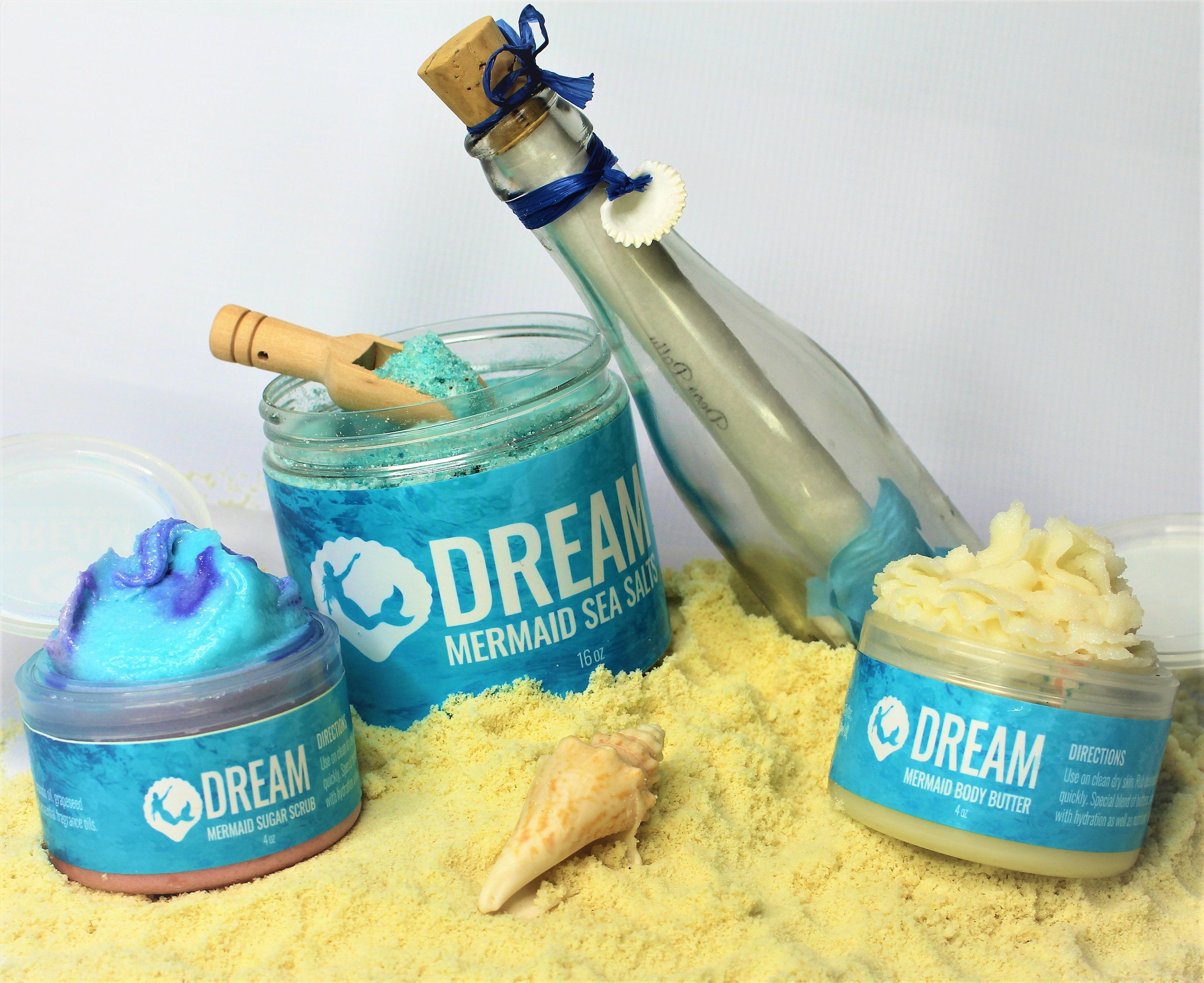 Whipped Sugar Scrub; DREAM (Mermaid) - Eileen's Essentials