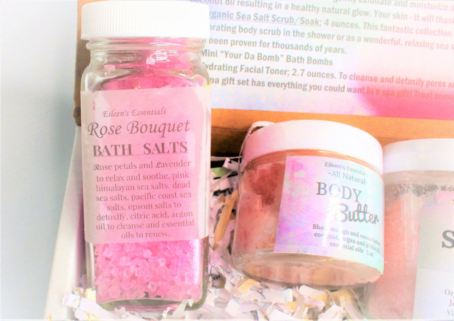 Spa Gift Set; Rose Bouquet - Eileen's Essentials