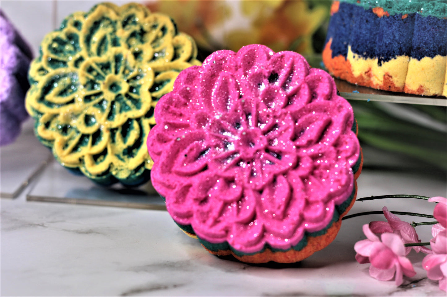 Jumbo Moon Cake Bubble Bombs & Moon Cake Salt Soaks