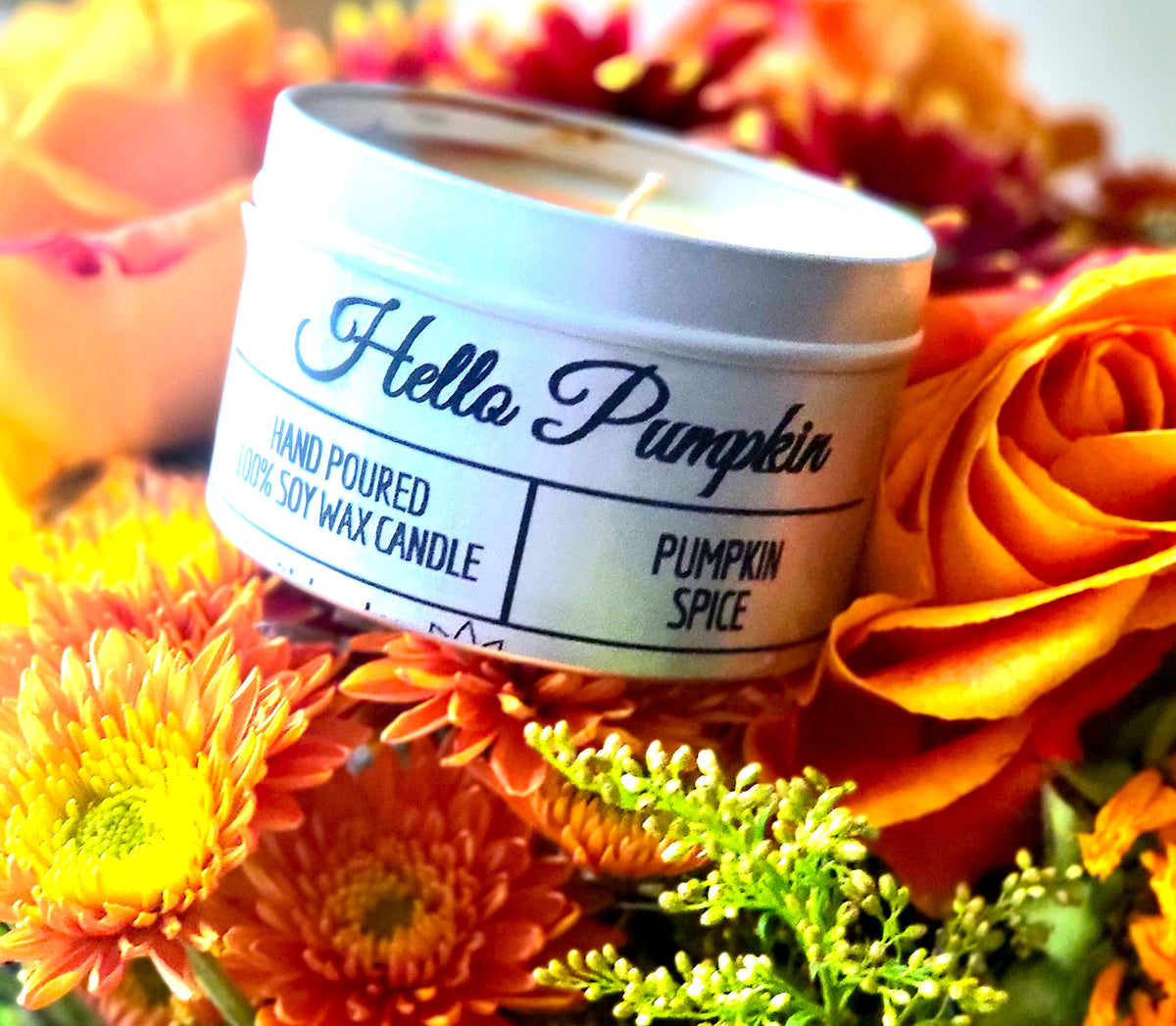 "Hello Pumpkin" Travel Tin Candle - Limited Edition