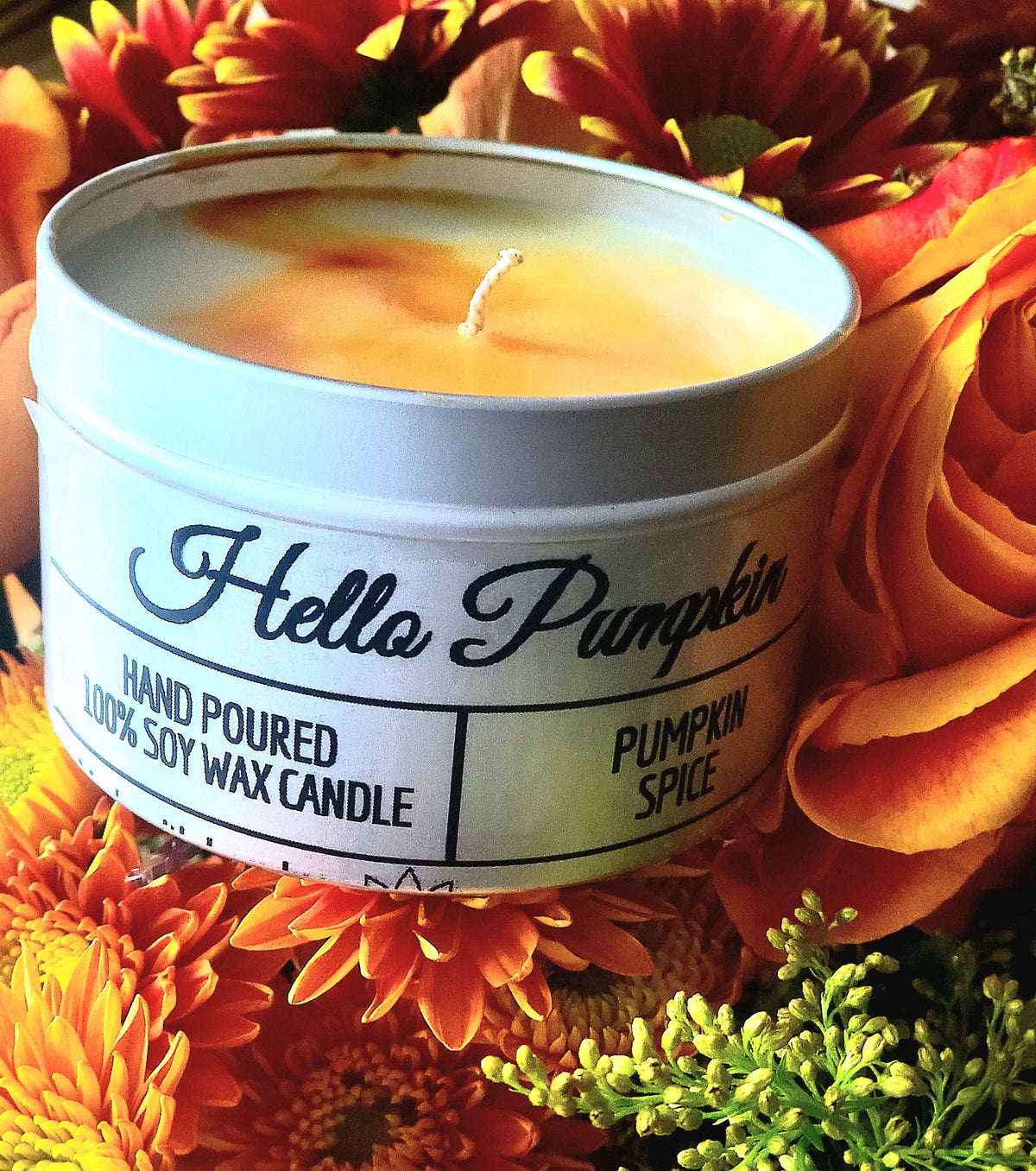"Hello Pumpkin" Travel Tin Candle - Limited Edition