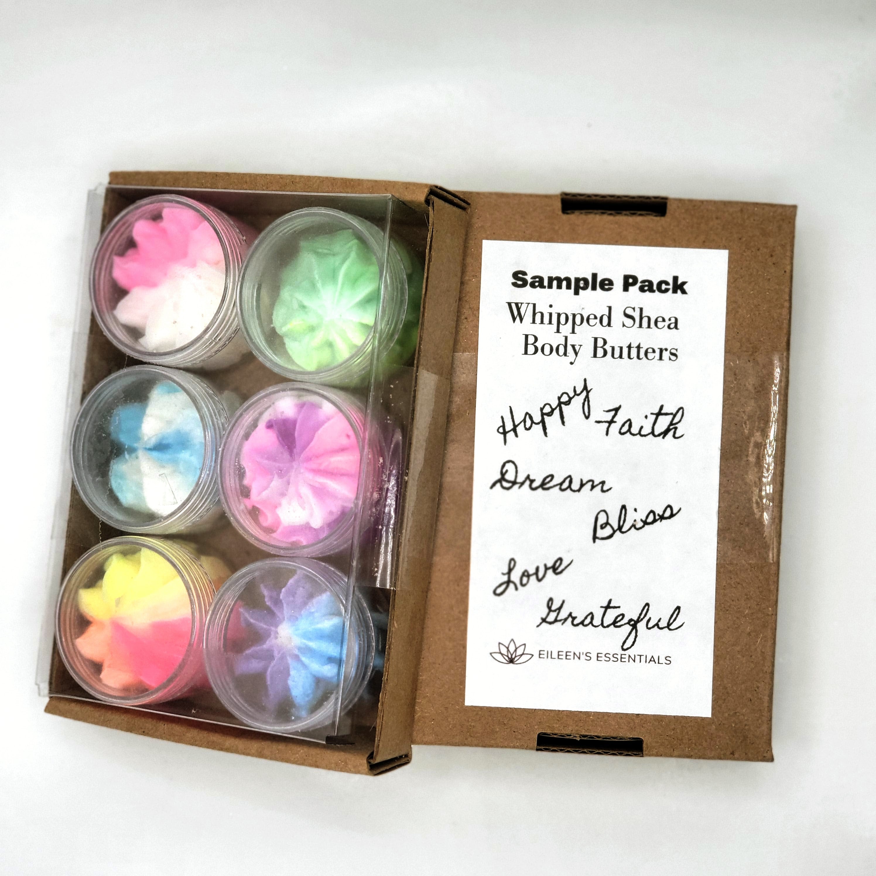 Sample Pack of Whipped Shea Body Butters