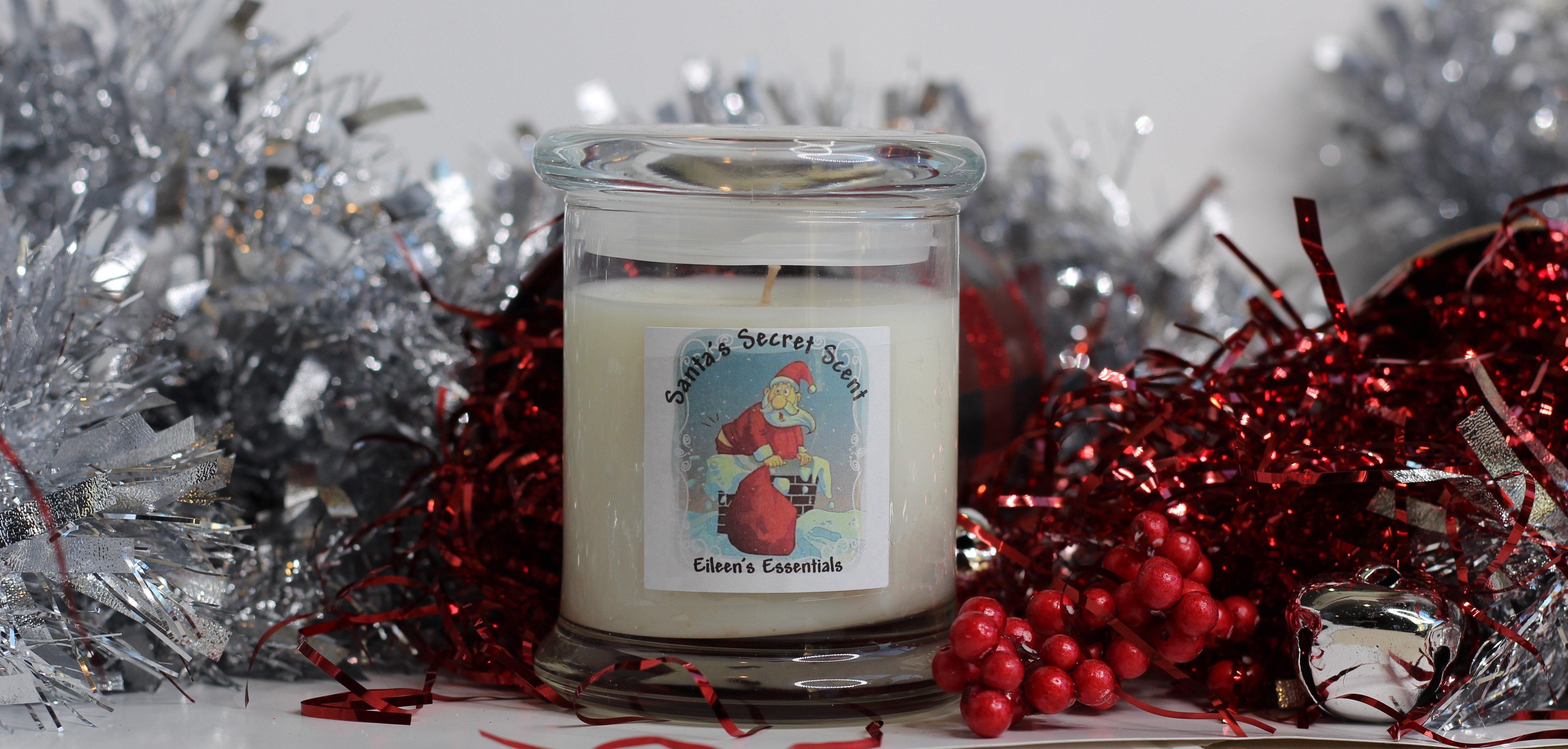 Holiday Candle; Santa's Secret - Eileen's Essentials