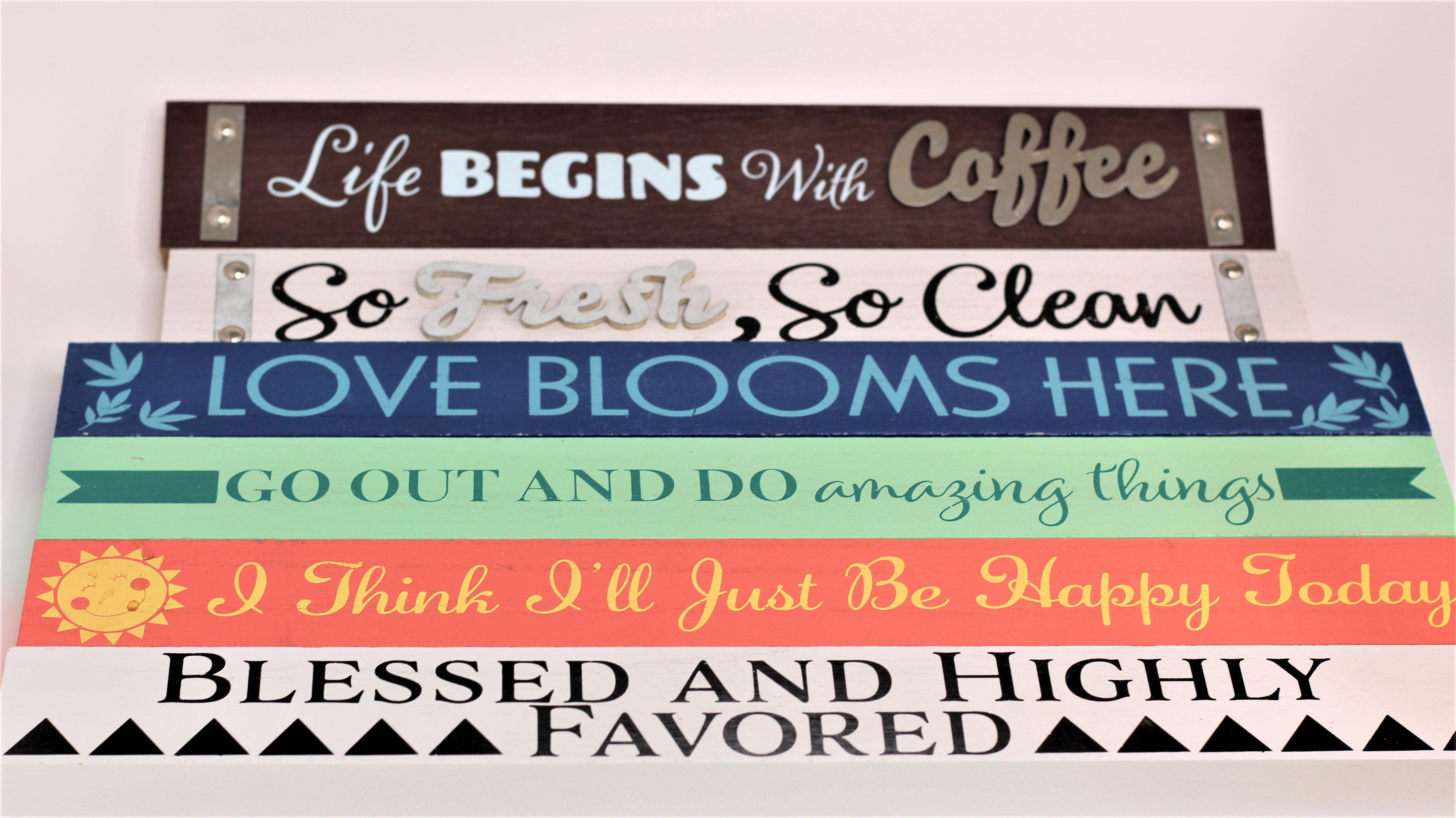 Inspirational Signs for Home - Eileen's Essentials