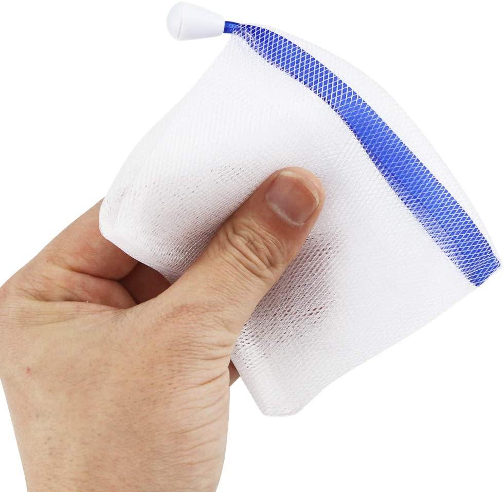 Soap Holder Bag, Handmade, Bubble Easy Soap Saver, Double Layer Bubble Foam Net for Face & Body Cleaning - Eileen's Essentials