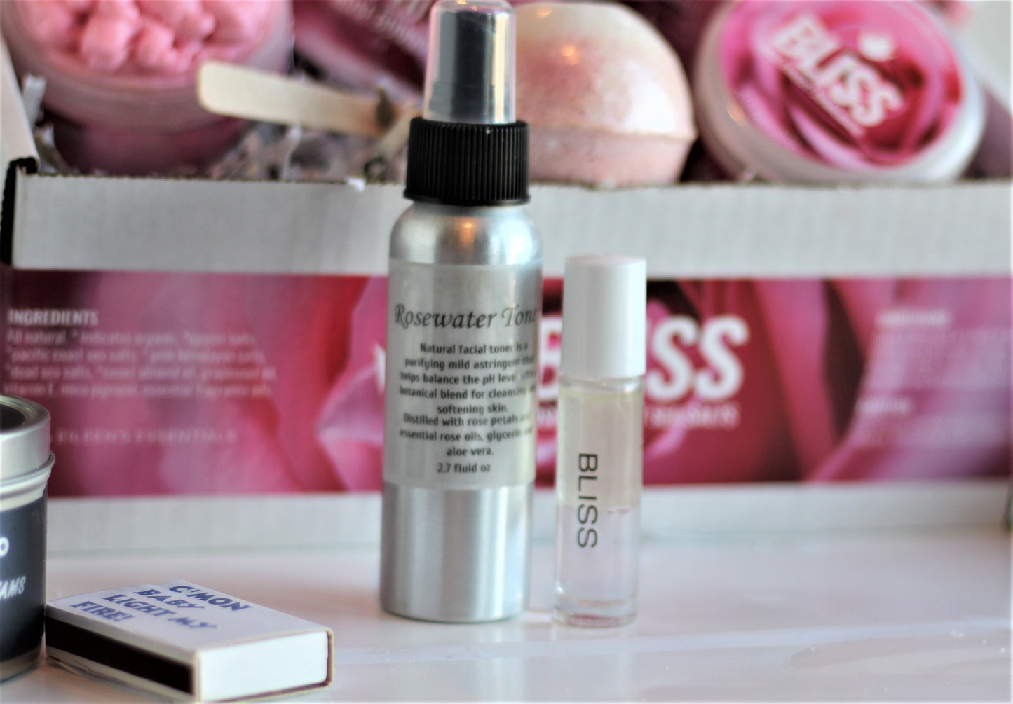 The Ultimate Spa Gift Set; "BLISS" (Fresh Cut Roses)