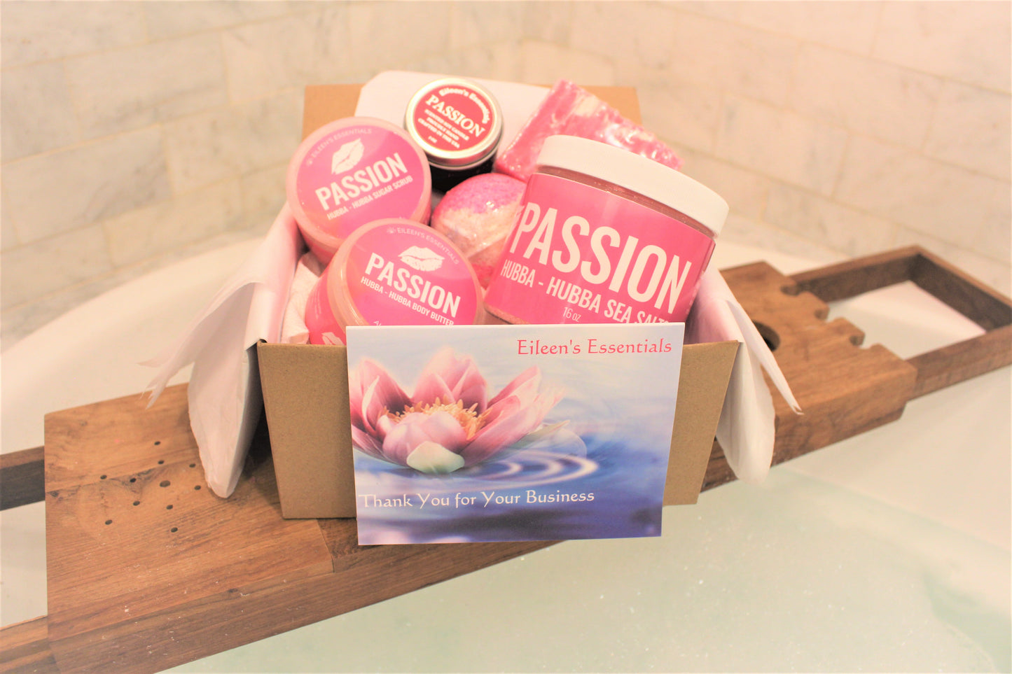 Spa Set Combo; PASSION (Hubba-Hubba) - Eileen's Essentials