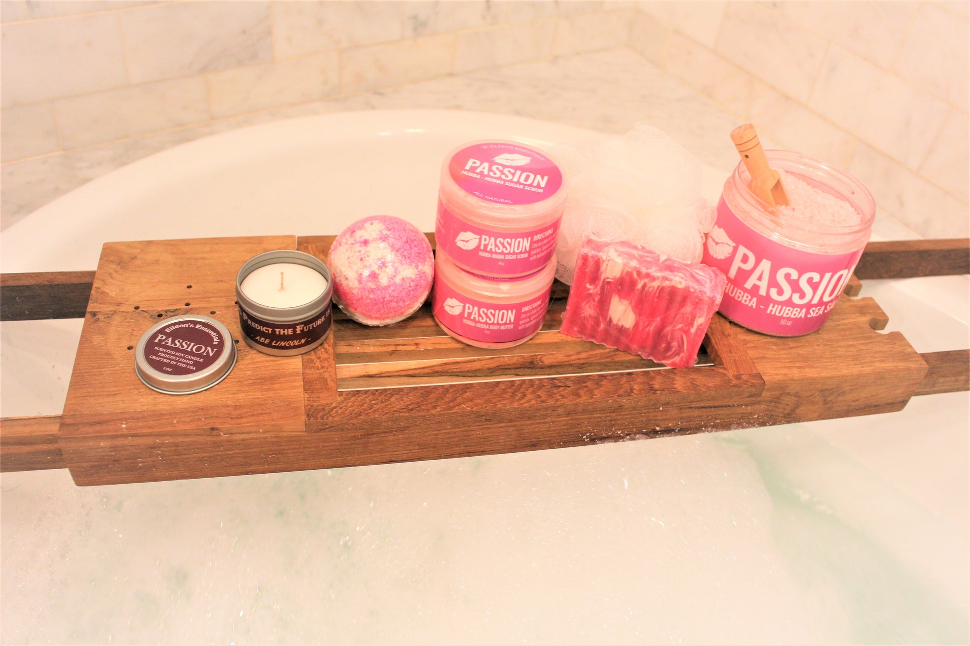 Spa Set Combo; PASSION (Hubba-Hubba) - Eileen's Essentials