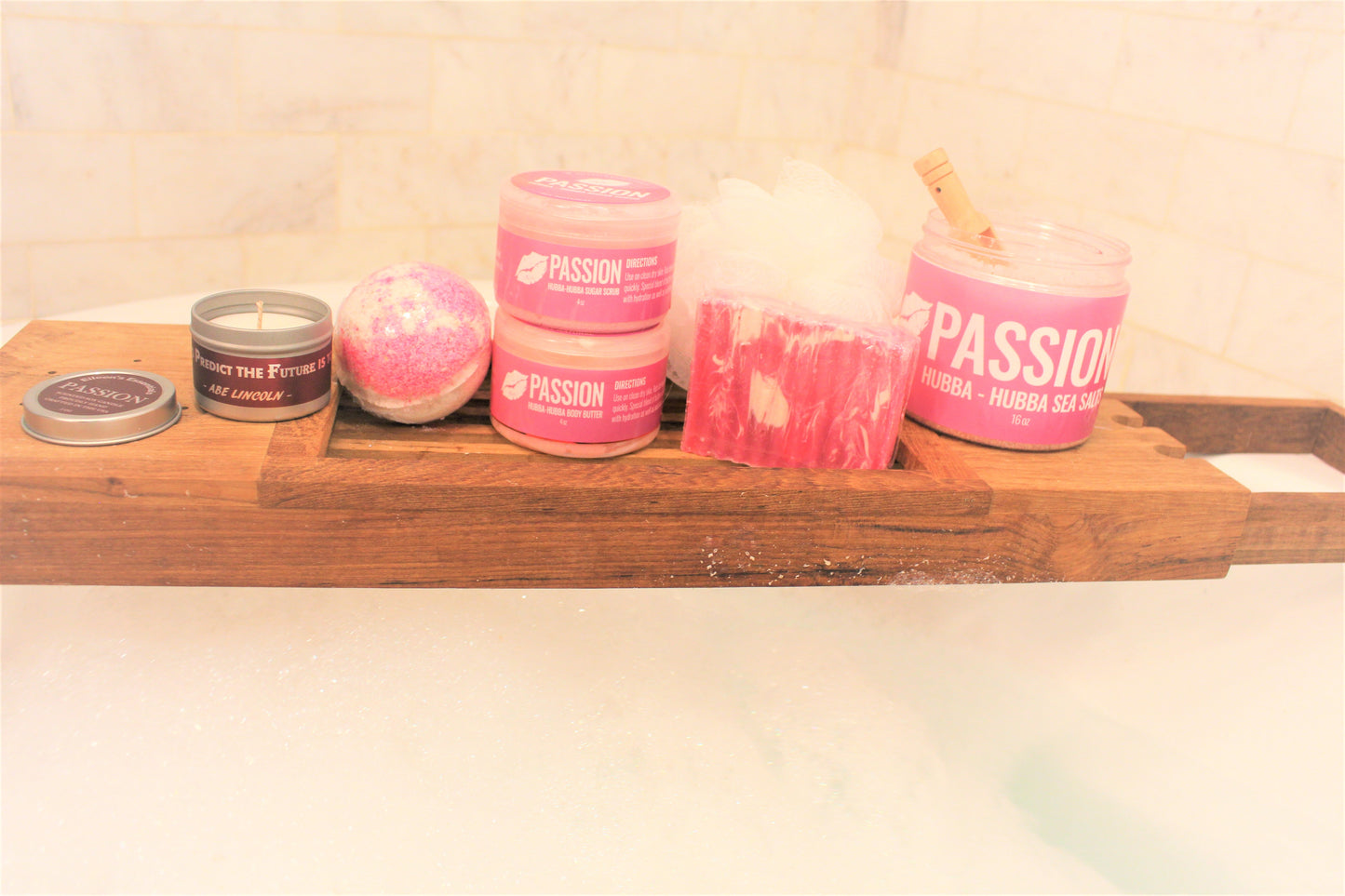 Spa Set Combo; PASSION (Hubba-Hubba) - Eileen's Essentials