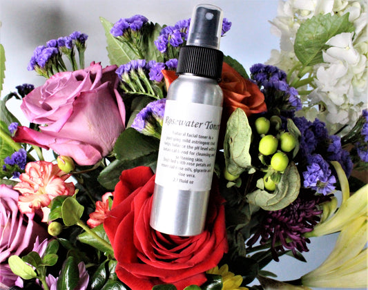Organic Facial Toner; Rosewater - Eileen's Essentials