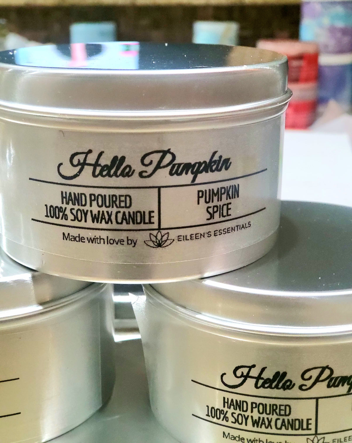 "Hello Pumpkin" Travel Tin Candle - Limited Edition