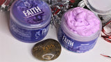 Holiday Deal; FAITH or BELIEVE Body Butter & Sugar Scrub + FREE Wishing/Affirmation Stone - Eileen's Essentials
