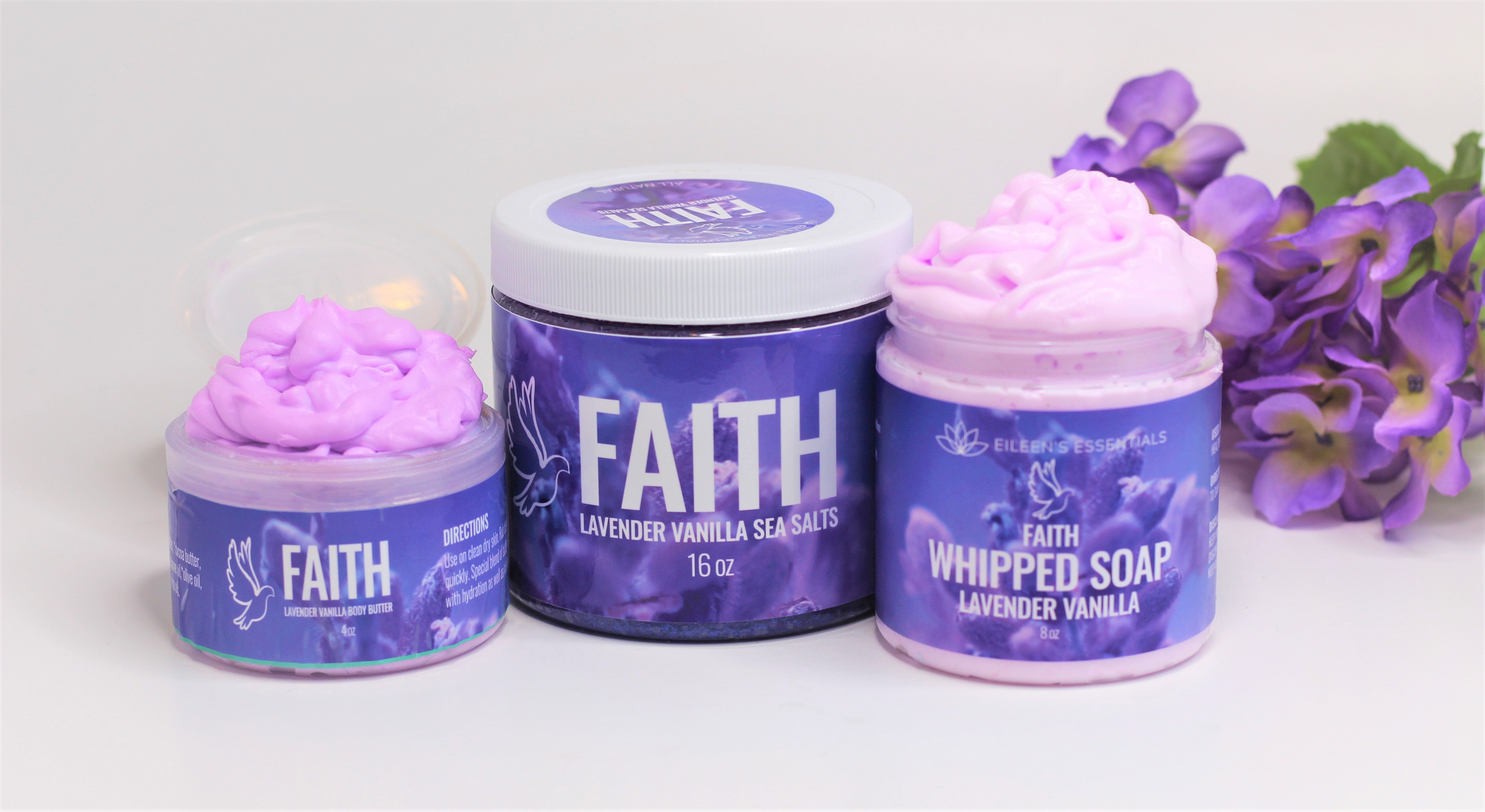 Skincare Collection/Whipped Soap; FAITH (Lavender & Vanilla)